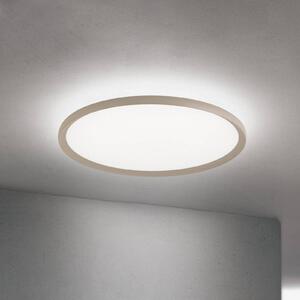 ORION LED stropní svítidlo Kant, Ø 60 cm khaki, kov/plast, stmívatelný, Zelená, Obývací pokoj / jídelna, Hliník, Moderní