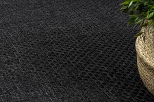 Koberec TIMO 0000 SISAL venkovní černý velikost 120x170 cm | krásné koberce cz