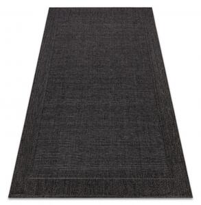 Dywany Luszczow Kusový koberec TIMO 5000 SISAL venkovní rám černý Rozměr koberce: 200 x 290 cm