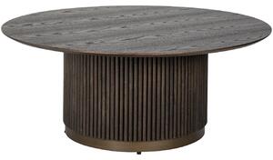 Hnědý dubový konferenční stolek Richmond Luxor 100 cm
