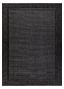 Koberec TIMO 5000 SISAL venkovní rám černý velikost 120x170 cm | krásné koberce cz