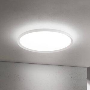 ORION LED stropní svítidlo Kant, Ø 60 cm, bílé, kov/plast, stmívatelný, Bílá / opál, Obývací pokoj / jídelna, Hliník, Moderní