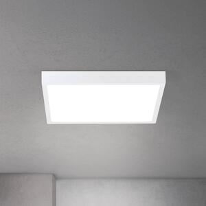 ORION LED stropní svítidlo Disc, bílé, délka 40 cm, kov/plast, stmívatelný, Bílá / opál, Obývací pokoj / jídelna, Hliník, Moderní