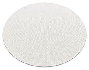 Dywany Luszczow Kusový koberec kulatý TIMO 6272 SISAL venkovní bílý Rozměr koberce: 120 cm KRUH