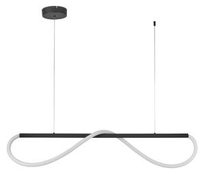 Light Prestige Meleca závěsné svítidlo 1x24 W bílá-černá LP-2345/1P S BK CCT