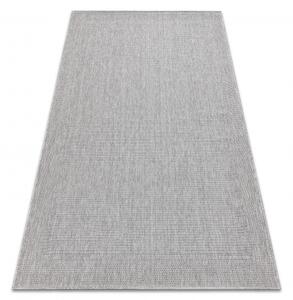 Dywany Luszczow Kusový koberec TIMO 5979 SISAL venkovní rám světle šedá Rozměr koberce: 60 x 250 cm