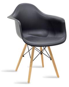 Jídelní židle Justy dub, černá