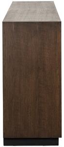 Hnědá dubová komoda Richmond Oakura 190 x 40 cm