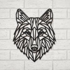 DUBLEZ | Obraz ze dřeva - Polygonální vlk