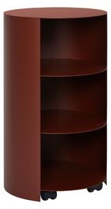 HEM Stolek Hide Pedestal, Red Brown