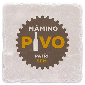 Pivo pro mámu - mramorový tácek