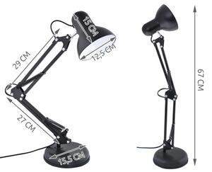 ISO Stolní kancelářská lampa L5177, černá