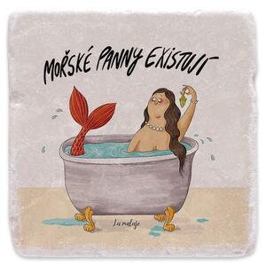 Mořské panny existují - mramorový tácek
