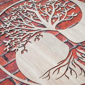 DUBLEZ | Dřevěný strom života na zeď - Symbióza