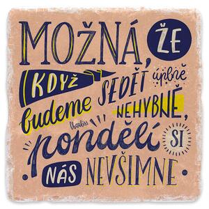 Pondělí - mramorový tácek