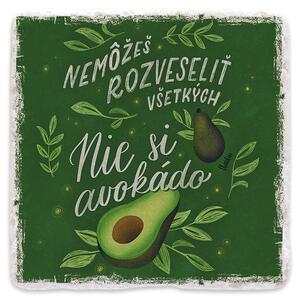 Nie si avokádo - mramorový tácek