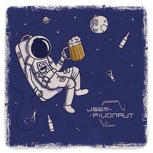 Pivonaut točený - mramorový tácek