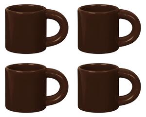 HEM Sada hrnků na espresso Bronto, Brown, 4ks
