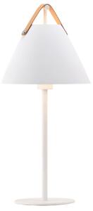 Nordlux Bílá kovová stolní lampa Strap
