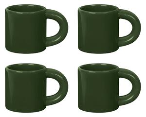 HEM Sada hrnků na espresso Bronto, Green, 4ks