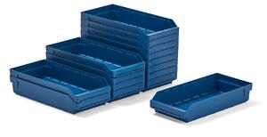 AJ Produkty Skladová nádoba REACH, 500x240x95 mm, bal. 15 ks, modrá