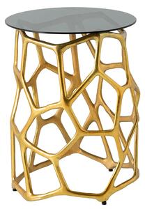 Odkládací stolek LIQUID GEOMETRIE 50 CM zlatý Nábytek | Doplňkový nábytek | Odkládací stolky