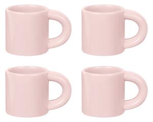 HEM Sada hrnků na espresso Bronto, Pink, 4ks