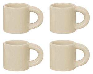 HEM Sada hrnků na espresso Bronto, Sand, 4ks