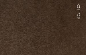 CXL by Christian Lacroix Tmavě hnědá kožená rohová pohovka CXL Camille 322 cm, pravá