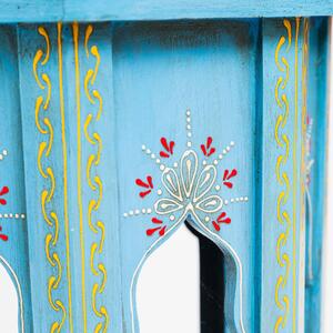 Marocký dřevěný stoliek Saada M
