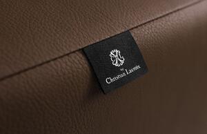 CXL by Christian Lacroix Tmavě hnědá kožená rohová pohovka CXL Camille 322 cm, pravá