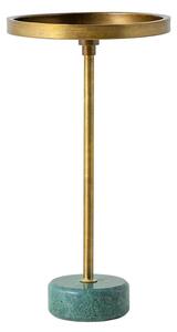 Odkládací stolek TRAYFUL 60 CM zelený mramor Nábytek | Doplňkový nábytek | Odkládací stolky