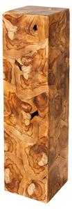 Dekorační sloup SQUARE 110 CM masiv teak Nábytek | Doplňkový nábytek | Odkládací stolky