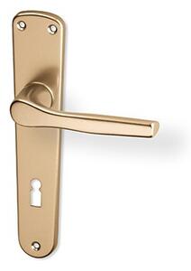 Dveřní kování ACT Monet HR (F4) - BB klika-klika otvor pro obyčejný klíč/F4 (hliník bronz) / Rozteč 72 mm