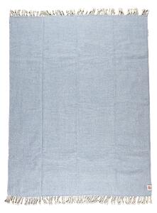 Vlněná deka Elma VI - ledově modrá