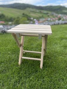 Dřevěná skládací židle