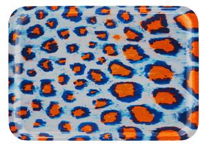 HEM Podnos Monster Rectangular, Medium, Coral / White / Ultramarine Blue