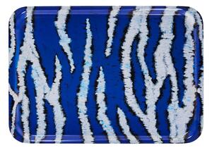 HEM Podnos Monster Rectangular, Medium, Ultramarine Blue / White