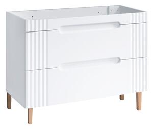 COMAD Stojatá skříňka pod umyvadlo - FIJI 82-100 white, šířka 100 cm, matná bílá
