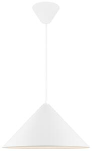 Nordlux Bílé kovové závěsné světlo Nono 49 cm