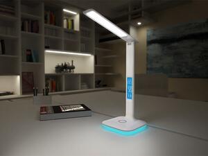 PANLUX s.r.o. LED stolní lampička s displejem a RGB podsvícením ROBIN RGB