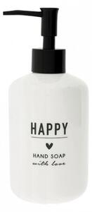 Dávkovač mýdla HAPPY, bílá, 400 ml Bastion Collections LI-SOAP-002-WH