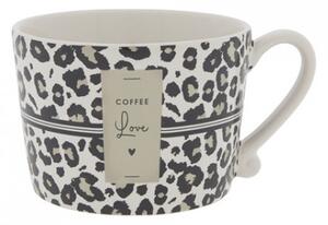 Hrnek COFFEE LOVE, leopard, 350 ml Bastion Collections RJ-CUP-056-BT