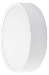 BRUMBERG Venkovní nástěnné svítidlo EYE, otevřené, bílé, IP65, Bílá / opál, Chodba, Hliník