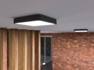 PANLUX s.r.o. VERONA SQUARE přisazené stropní či nástěnné LED svítidlo, černá