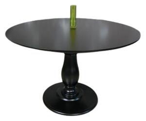 (1020) BLACK CIRCLE - Jídelní stůl kulatý černý