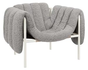 HEM Křeslo Puffy, Pebble / Cream