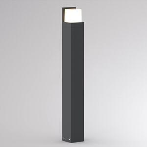 Molto Luce LED osvětlení cesty FYNN-C, výška 85 cm, antracitová, IP65, zap/vyp, Černá, Hliník, Moderní