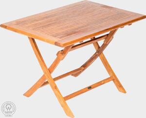 FaKOPA Skládací dřevěný stůl z teaku Chelsea Mdum