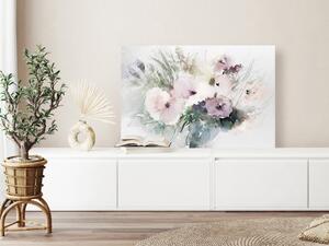 Obraz na akrylovém skle Kytice květin - akvarelem malovaná květinová kompozice